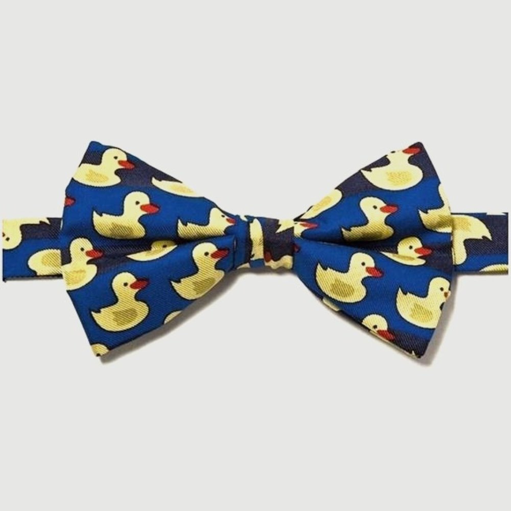 NEW Mens Pre-Tied Adjustable Rubber Duck Ducky‎ Bowtie | Bow Tie